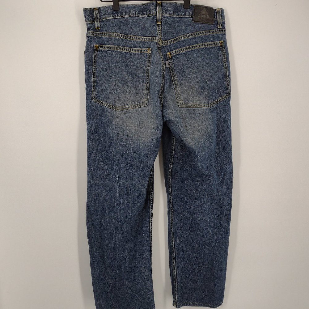 Y2K Vintage Levi's Relaxed Fit Silver Tab Skater Denim Blue Jeans - Picture 3 of 8